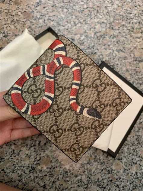 gucci snake wallet used|gucci wallet snake original.